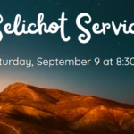 Selichot Services with Rabbi Werbin and Hazzan Sally