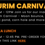 Purim Carnival 10am - 12pm