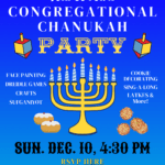 Congregational Chanukah Celebration