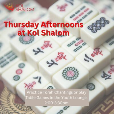 Thursday Afternoons at Kol Shalom