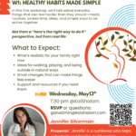 Healthy Habits Parent Workshop with Gan Kol Shalom